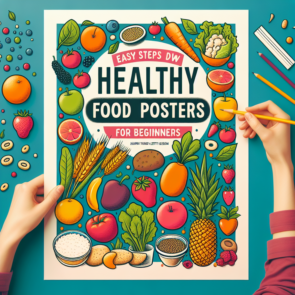Tips Membuat Poster Makanan Sehat yang Mudah Digambar untuk Pemula