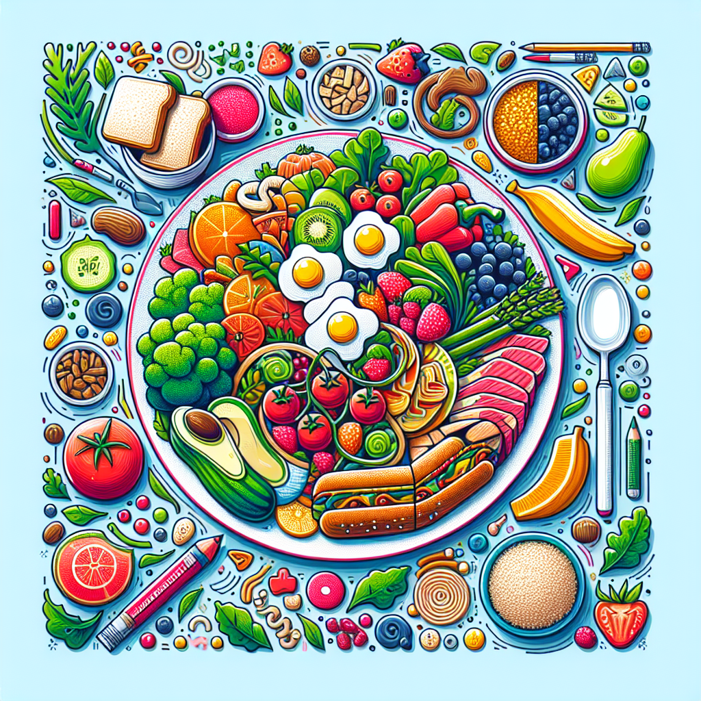 Menghias Makanan 4 Sehat 5 Sempurna dengan Kreatif dan Menarik